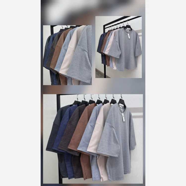 تیشرت دخترانه مدل لانگ و یقه گرد