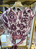تاپ کمر اسپانیش آرتکس ترک با طرح اسلیمی (سایز ۳۸ تا ۴۶)